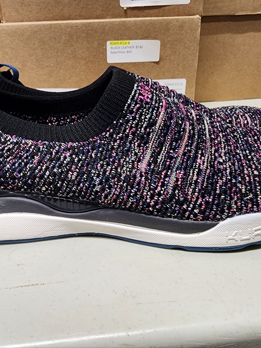 KURU Stride Slip On Sneakers. Purple Confetti.  New. Plantar Fasciitis. Summer!